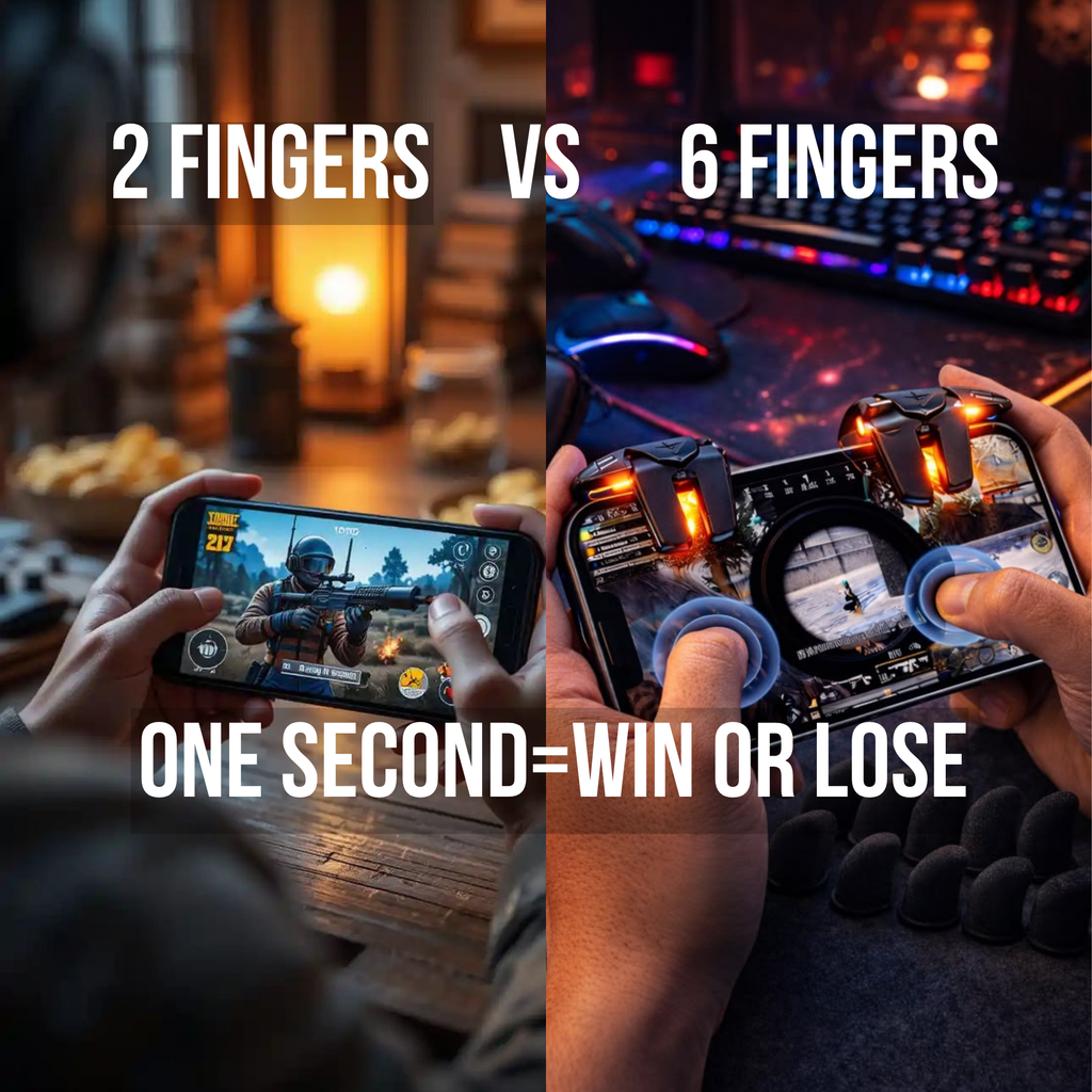 G21 Gaming Trigger-🔥 6-Finger Pro Gaming Trigger -⚡ Faster Reaction | Zero Delay | Dominate Every Match